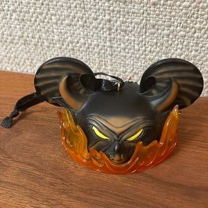 Disney Parks Mickey Ear Hat Ornament Fantasia Chernabog Villain 3296/6500